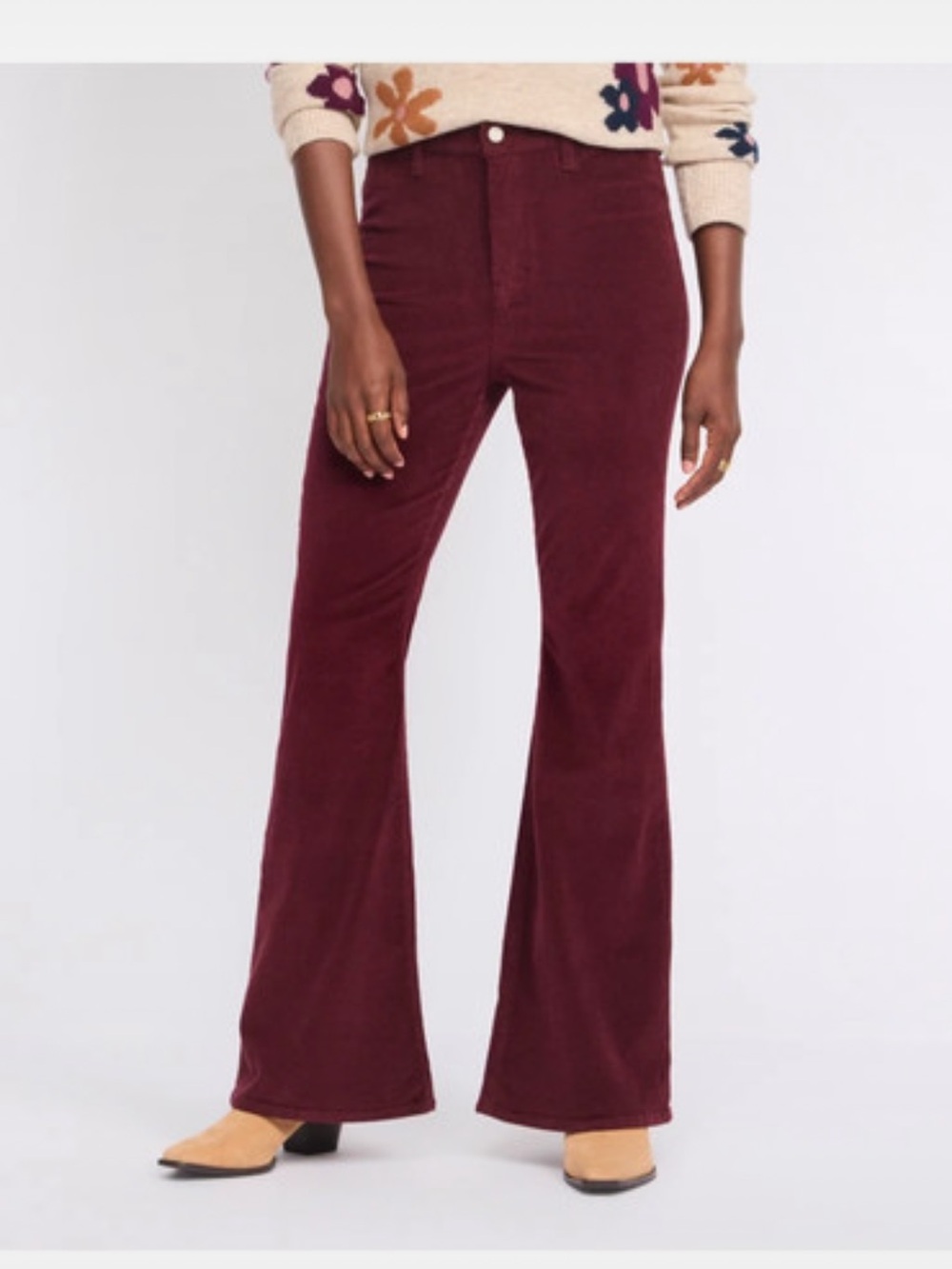 Daze Denim Corduroy Flare Jeans